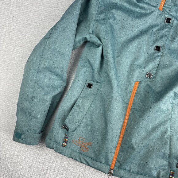 Scott Outerwear Ski Jacket Women's US 2 Blue Zip Up Hooded Snowboard - Picture 4 of 16